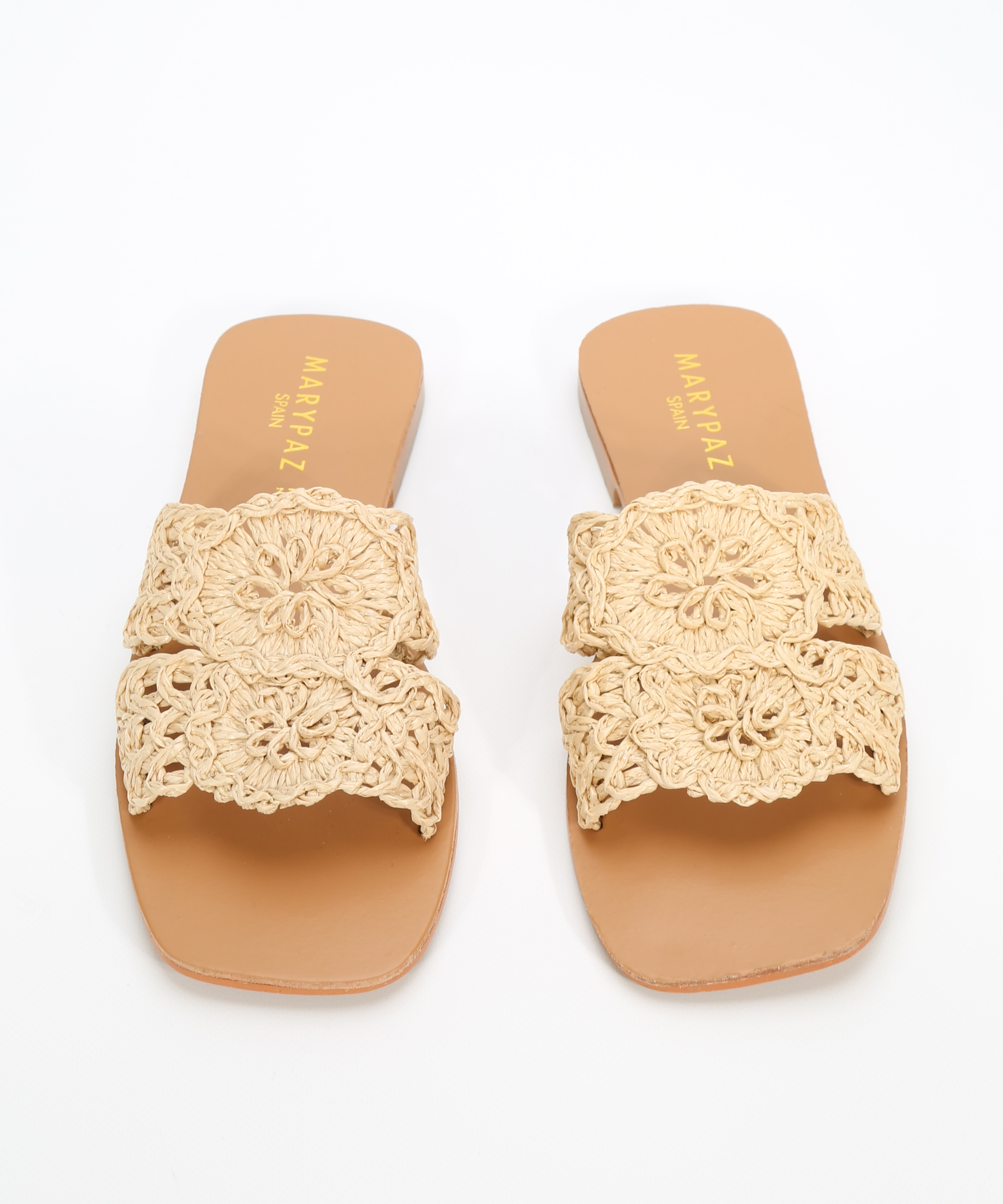 Sandalias planas rafia image number null